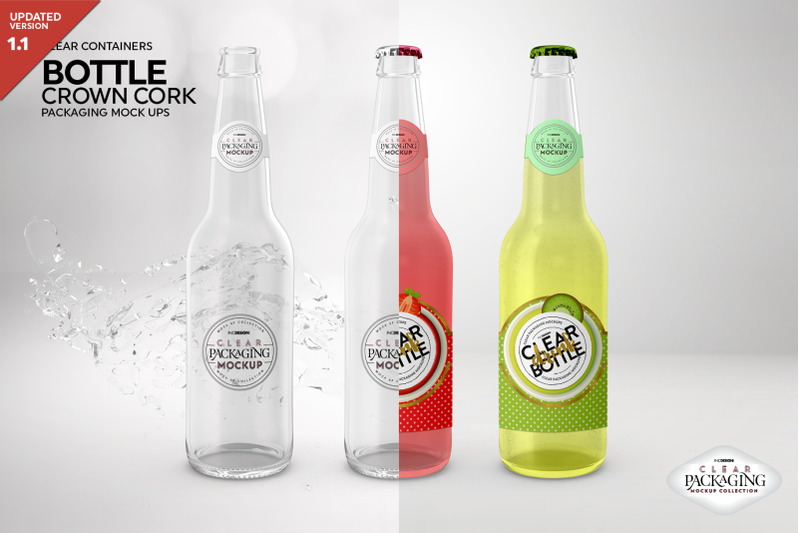 Download 6 Bottles Pack Mockup Front View Yellow Images