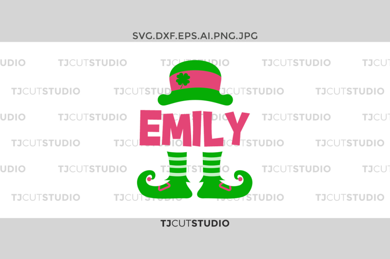 Free Leprechaun Svg St Patrick Monogram Svg Leprechaun Hat Svg Girls Svg Crafter File All New Free Svg Cut Crafters