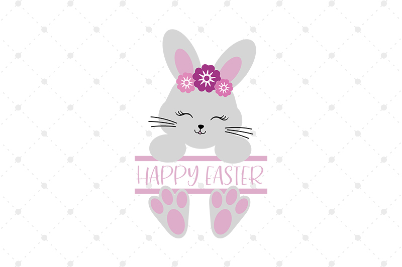 Split Easter Bunny Svg Files By Svg Cut Studio Thehungryjpeg Com