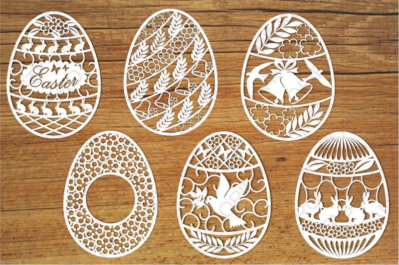 Download Easter eggs SVG files for Silhouette Cameo and Cricut. By ...