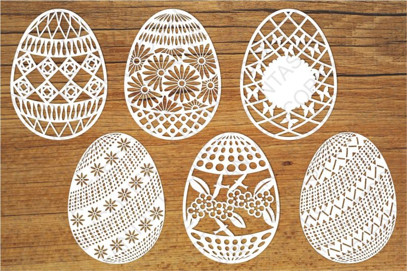 Download Easter Eggs SVG files for Silhouette Cameo and Cricut. By ...
