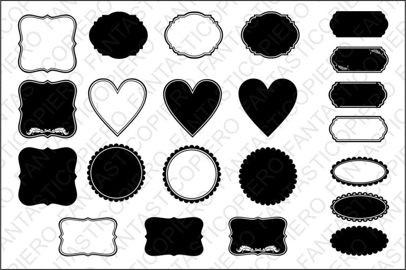 Labels Svg Files For Silhouette Cameo And Cricut Design Free Icon