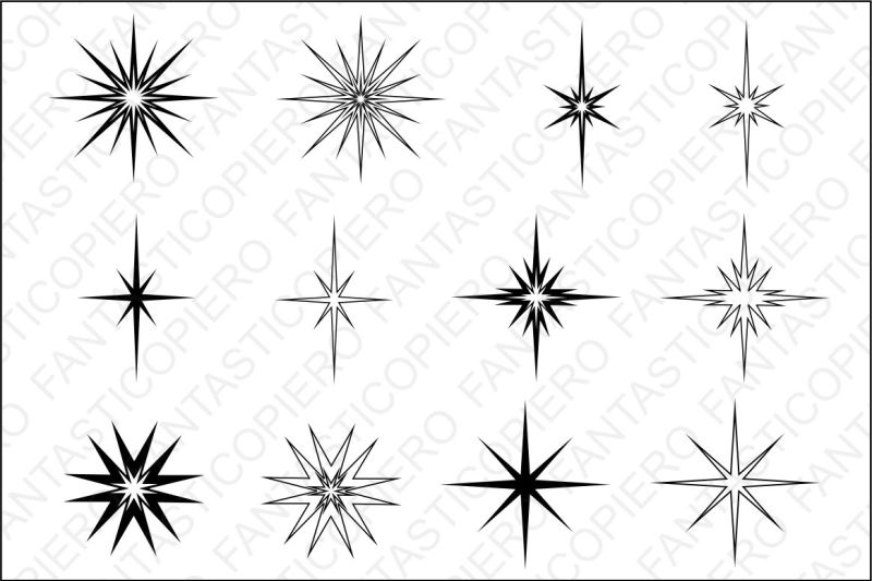 Download Free Stars And Sparkles Svg Files For Silhouette Cameo And Cricut Crafter File Download Free Svg Png Files