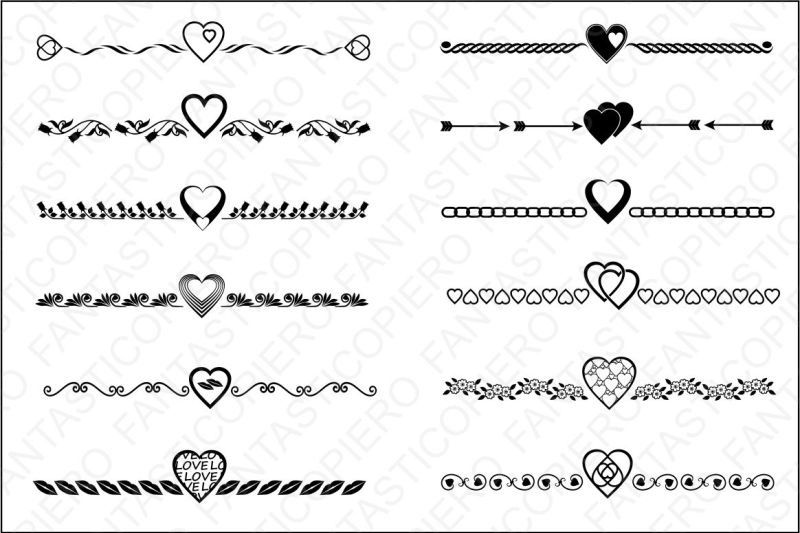 Download Free Dividers Valentine S Day Wedding And Love Svg Files Crafter File