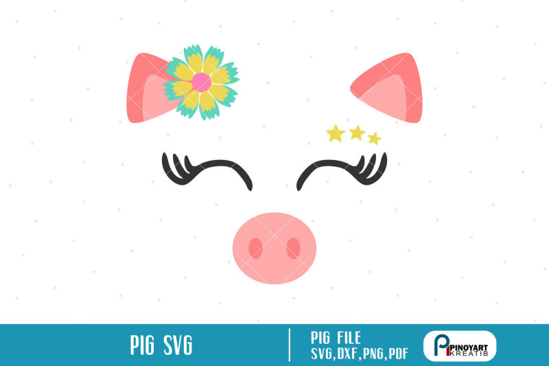 Download Free Free Pig Svg Pig Svg File Pig Dxf Pig Clip Art Pig Graphics Piggy Svg File Crafter File PSD Mockup Template