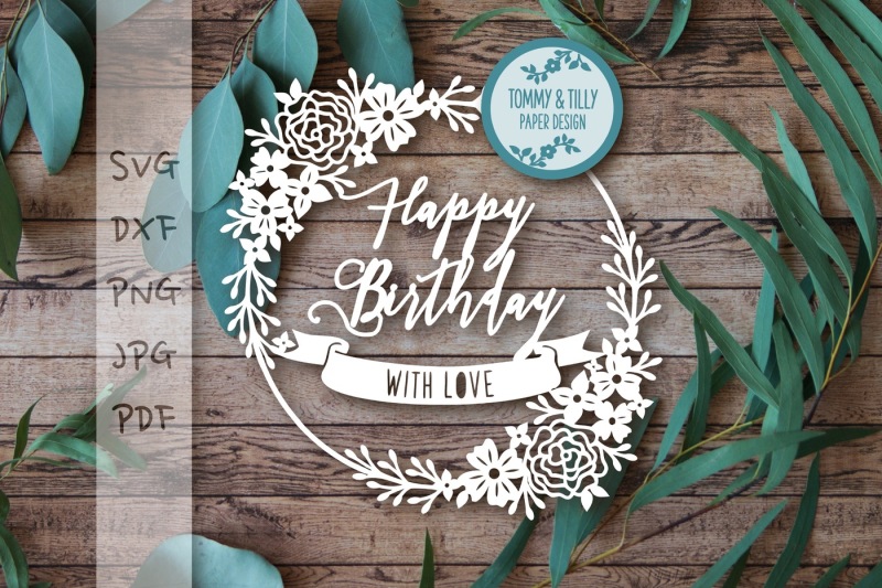 Download Free Happy Birthday Svg Dxf Png Pdf Jpg Crafter File All Free Svg Cut Files Cricut Silhouette