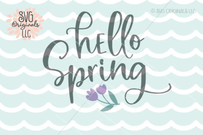 Free Hello Spring Svg Spring Quote Svg Crafter File Downloads Butterfly Silhouette Free Svg