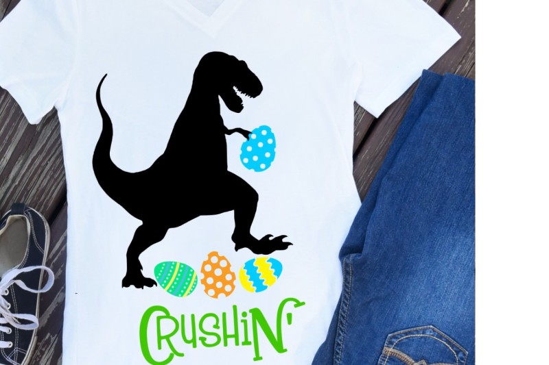 Easter Svg Boy Easter Svg Dinosaur Easter Svg Easter Egg Svg Svg E By Too Cute Svg S Thehungryjpeg Com