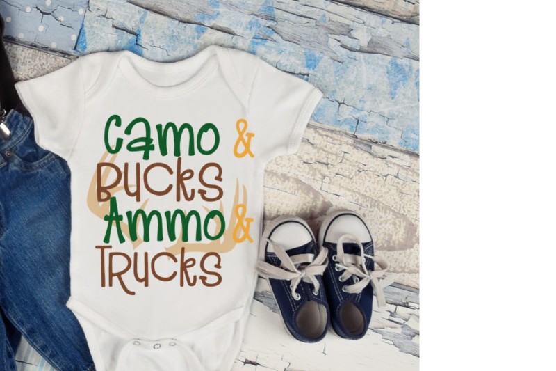 Ammo Svg Trucks Svg Bucks Svg Camo Svg Boys T Shirt Svg Toddler T By Too Cute Svg S Thehungryjpeg Com