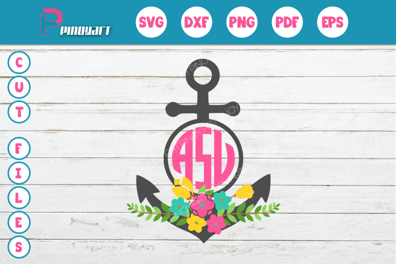 Free Anchor Svg Anchor Svg File Anchor Monogram Anchor Monogram Svg Anchor Crafter File Free Svg Cut Files For Cricut And Silhouette