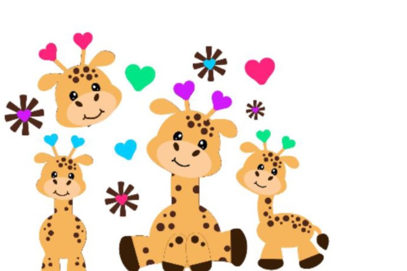 Download Free Giraffe Svg Cute Giraffe Svg Hearts Svg Valentine Svg Svg Giraffe Crafter File Yellowimages Mockups