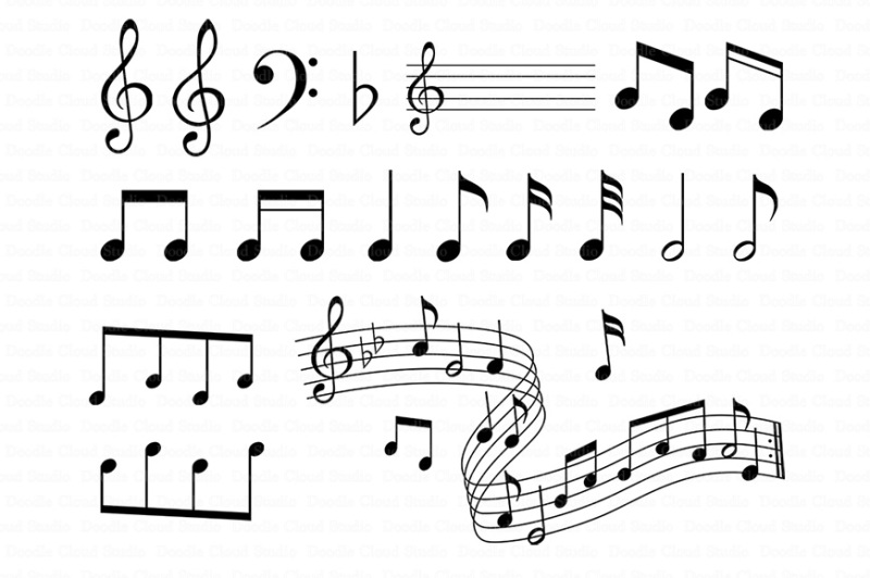 Download Free Musical Notes Svg For Silhouette Cameo And Cricut Crafter File PSD Mockup Templates