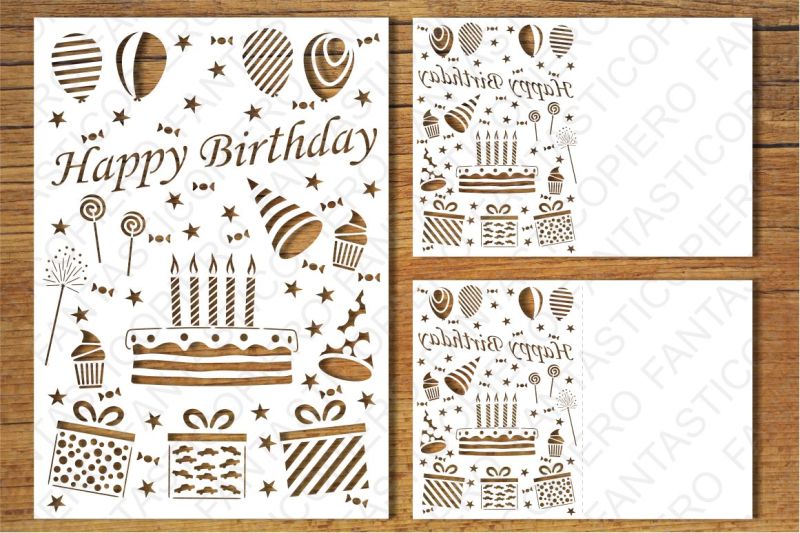 Download Happy Birthday Card Svg Files