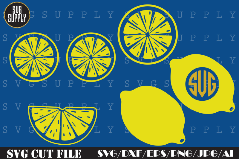 Free Lemon Smile Svg Lemon Monogram Svg Cut File Crafter File Free Svg Files Faith Svg Fox Svg