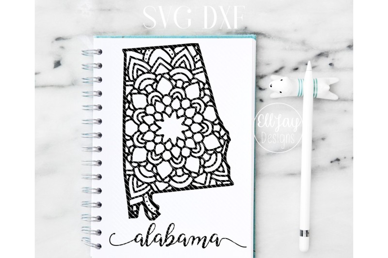 Download Alabama Mandala By Elljaydesigns Thehungryjpeg Com