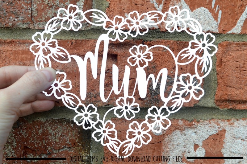 Download Free Mum Paper Cut Svg Dxf Eps Files Svg Free Craft Cut File Svg