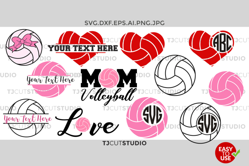 Download Free Free Volleyball Monogram Svg Split Volleyball Love Mom Volleyball Crafter File PSD Mockup Template
