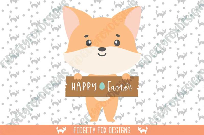 Free Fox Easter Sign Svg Dxf Cutting File For Cameo And Cricut Svg Svg Files Vector Free Download