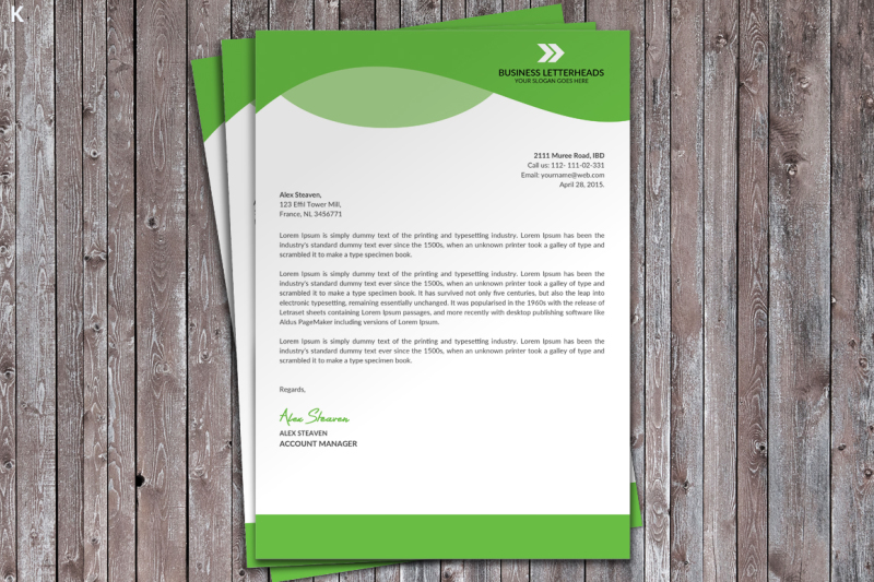 Letter Head Template By Ayme Designs | TheHungryJPEG