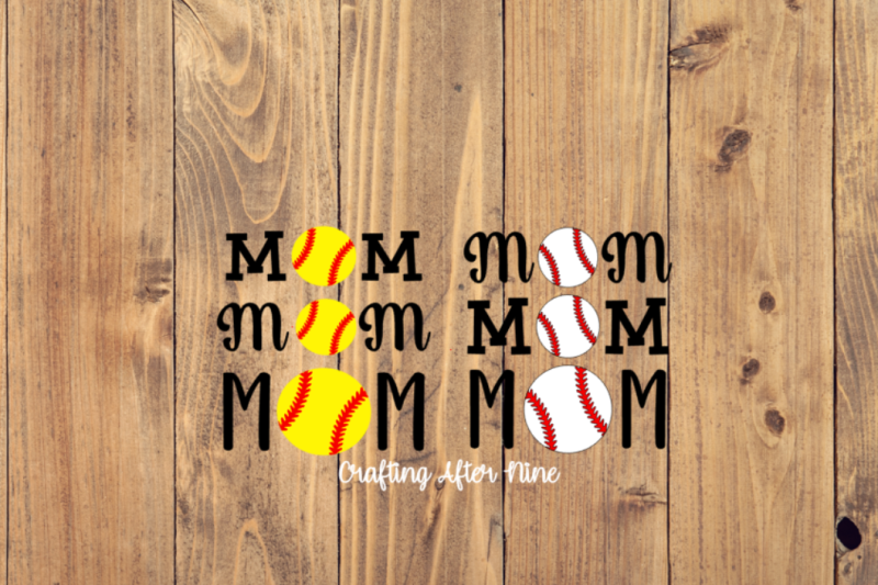 Download Free Baseball Svg Softball Svg Mom Svg Crafter File