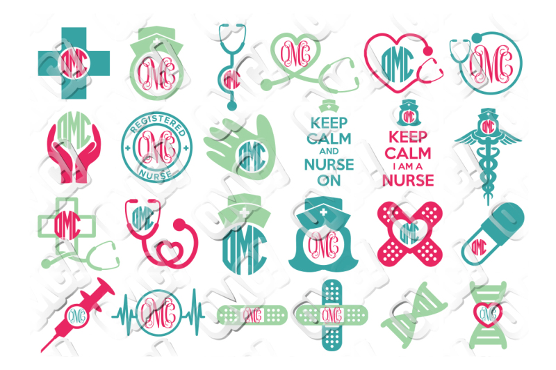 Download Nurse SVG Bundle By OhMyCuttables | TheHungryJPEG.com