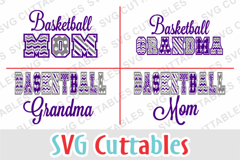 Download Free Free Basketball Mom Grandma Patterned Crafter File SVG Cut Files