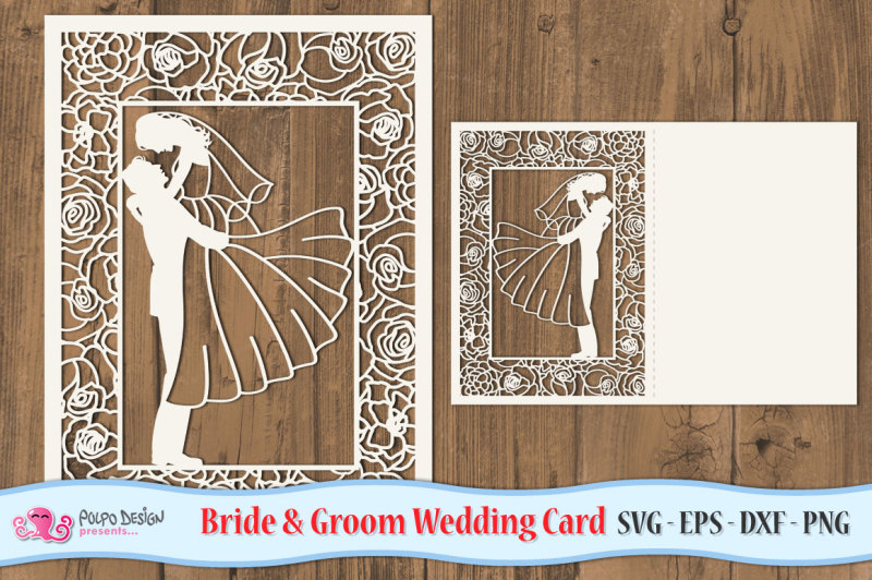 Download Free Bride And Groom Folding Card Crafter File Download All Free Svg Files Cut