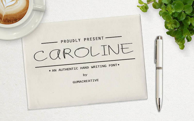 Caroline Font By Gumacreative Thehungryjpeg Com