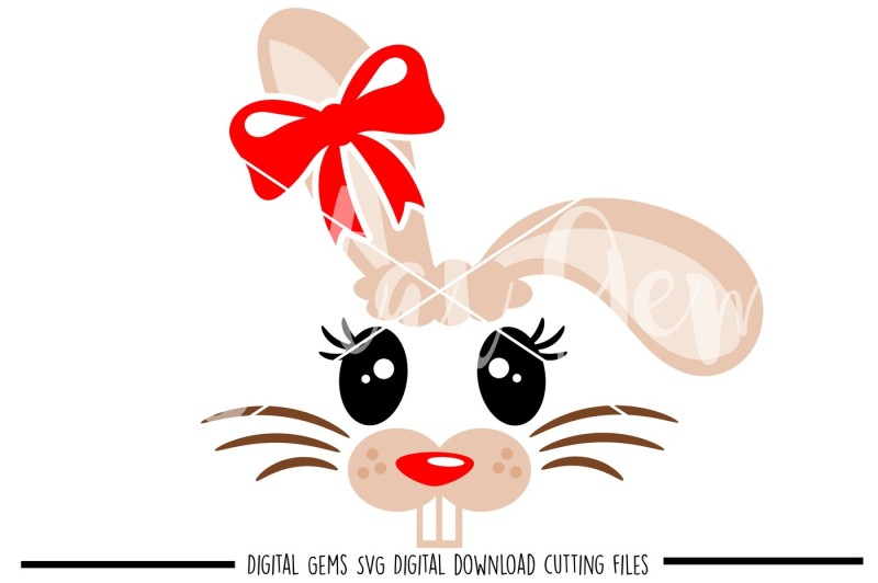 Download Free Rabbit Face SVG / PNG / EPS / DXF Files Crafter File ...