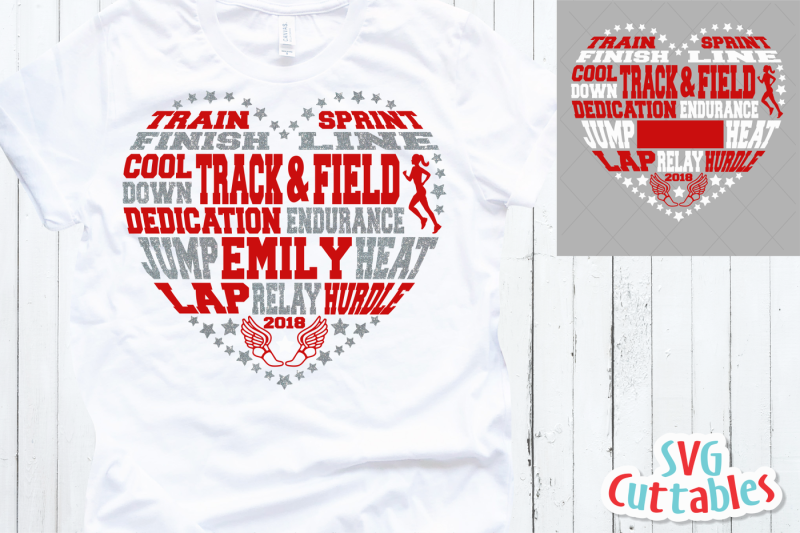 Download Free Track And Field Subway Art Heart Crafter File