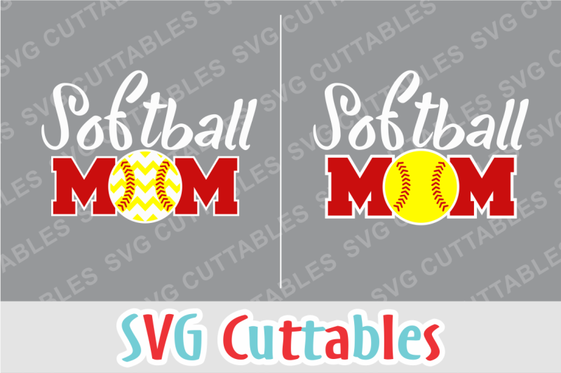 Download Free Free Softball Mom Crafter File SVG DXF Cut File