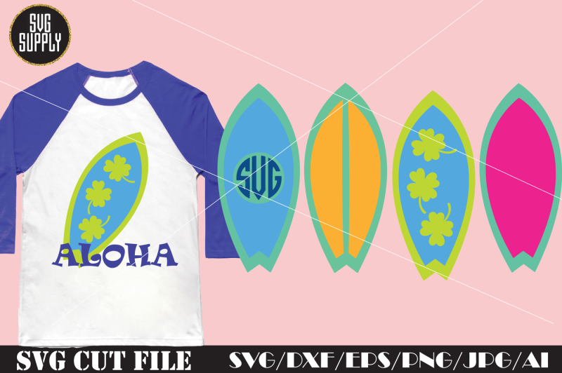 Download Free Surf Board Svg Surfboard Monogram Svg Cut File Crafter File