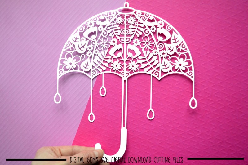 Download Free Umbrella Paper Cut Svg  Dxf  Eps Files Crafter File