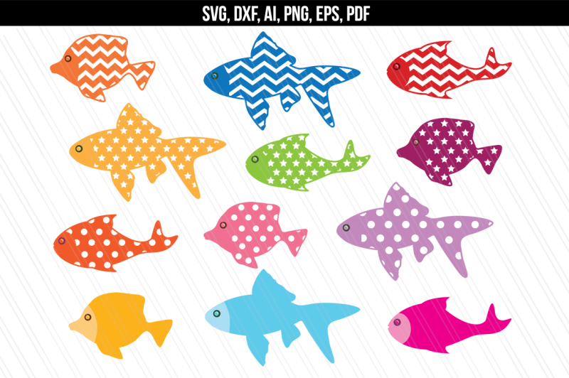 Download Free Fish svg dxf cutting files Crafter File - Download ...