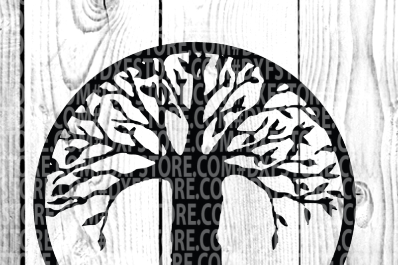 Tree Circle life of tree By dxf store | TheHungryJPEG.com