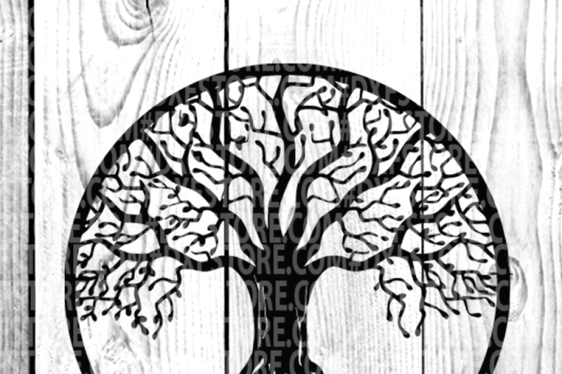 Life Of Tree Family Tree Tattoo Vector Clip Art By Dxf Store Thehungryjpeg Com