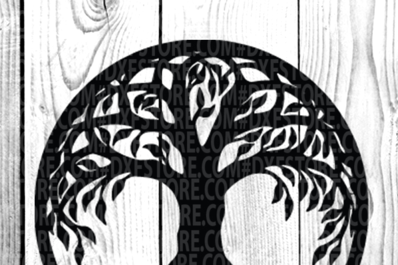 Life Of Tree Family Tree Tattoo For Cricut Sihlouette By Dxf Store Thehungryjpeg Com