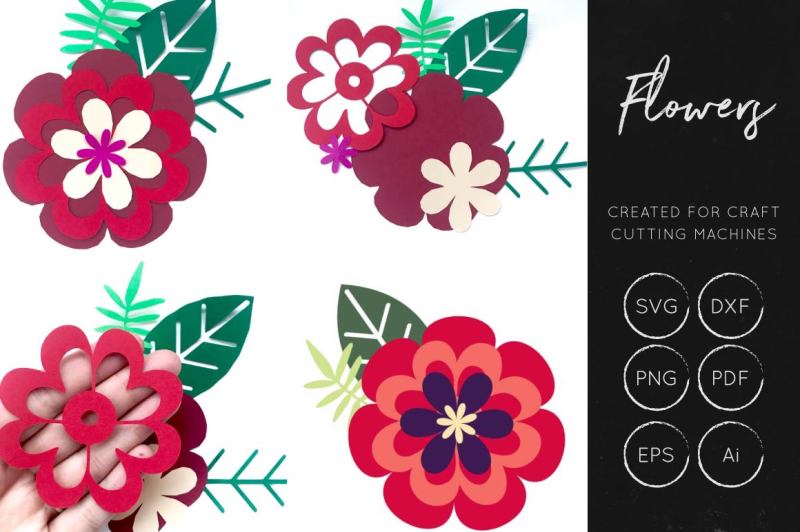 Free Layered Svg Cut Flower Machine Cut Files Crafter File Free Svg Cut Files The Best Designs