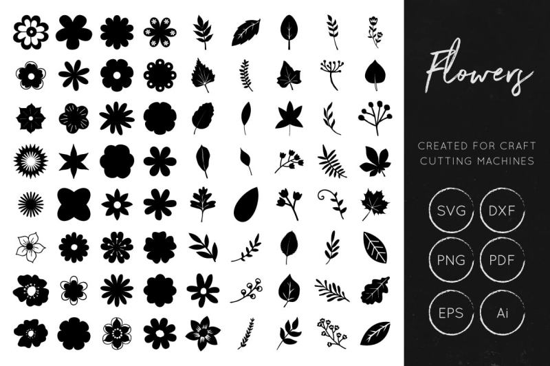 Download Free Vector Flower Svg Bundle Flowers For Craft Cutting Machines Crafter File Best Sites For Free Svg Cricut Silhouette Cut Cut Craft