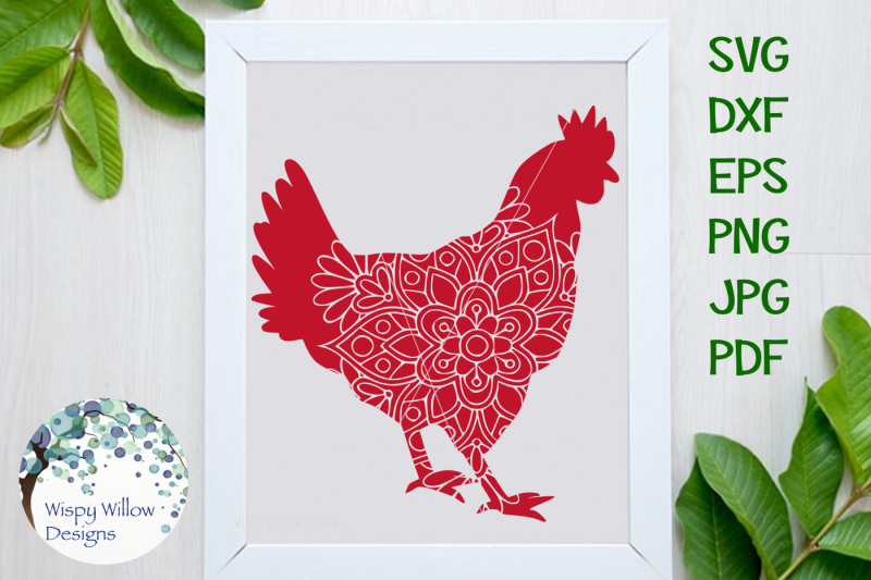 Download Free Floral Mandala Rooster Svg Dxf Eps Png Jpg Pdf Crafter File Free Logo Png Images With Transparent Backgrounds