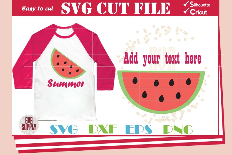 Watermelon Svg Cut File Fruit Svg Cut File Design Free Download Svg Files Spring