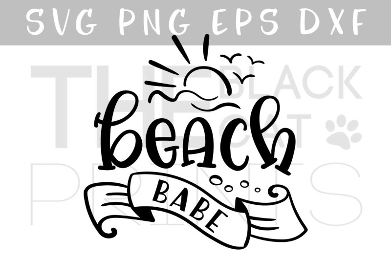 Free Beach Babe Svg Dxf Png Eps Crafter File Free Svg Cut Files