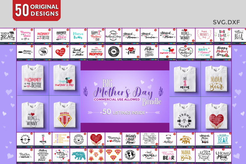 Download Free Mothers Day Bundle Svg Mothers Day Svg Bundle PSD Mockup Template