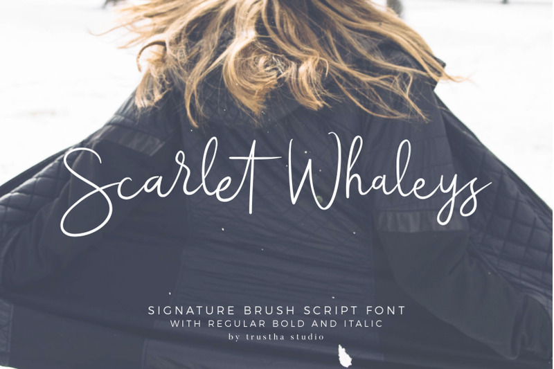Scarlet Whaleys Font By Trustha Thehungryjpeg Com