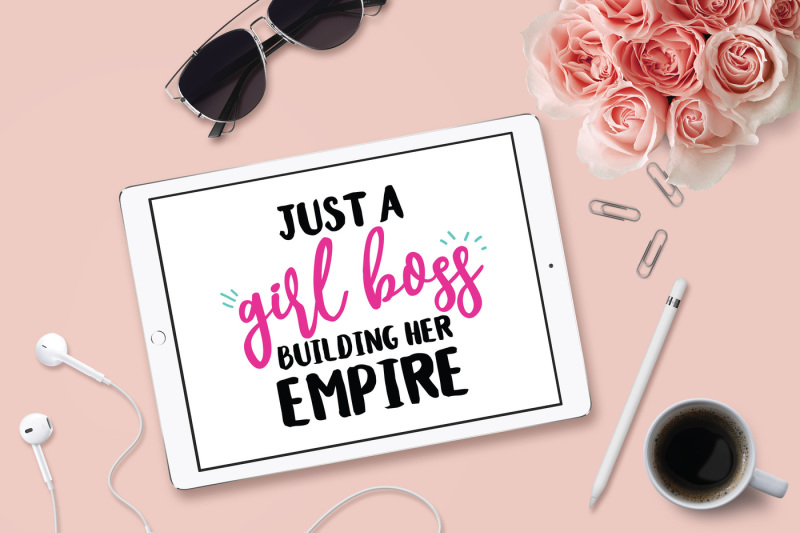 Download Free Girl Boss Svg Dxf File Cuttable File Crafter File