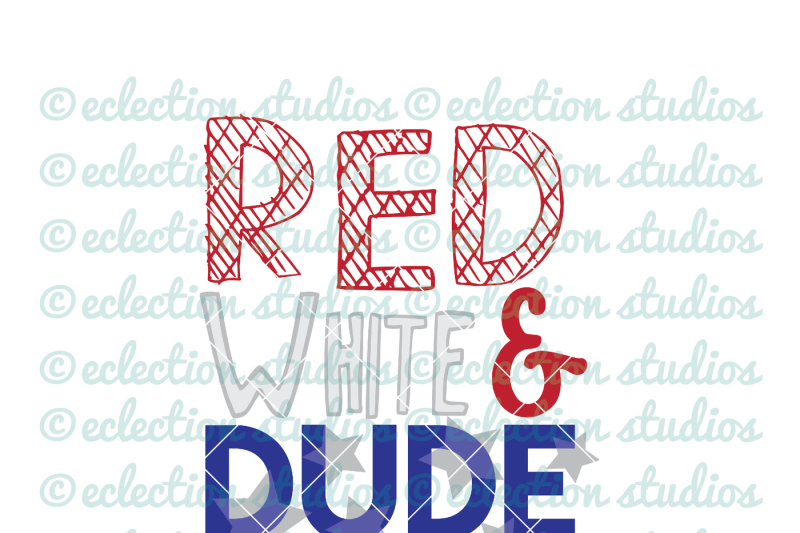 Download Free Red White & Dude Svg Crafter File