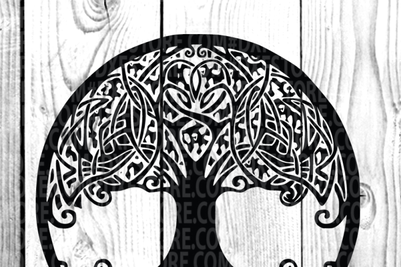 Download Tree Life Of Tree Family Tree Svg Dxf Eps Png For Cricut And Sihlouett By Dxf Store Thehungryjpeg Com