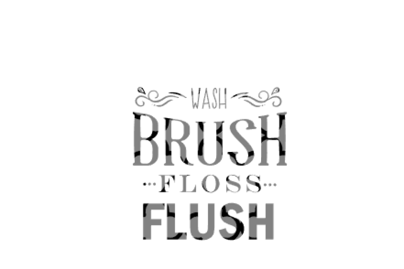 Wash Brush Floss Flush Design Free Svg Files For Silhouette More Than 1 000 Free Silhouette Svg Files