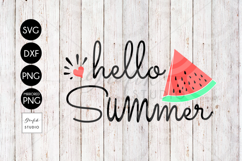 Download Free Hello Summer Svg File Dxf File Png File Crafter File The Best Free Svg Files For Cricut Silhouette Free Cricut Images 2019