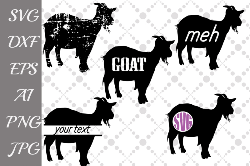 Download Free Goat Svg Farm Svg Farm Animal Svg Goat Monogram Svg Crafter File Download Free Svg Cut Files Cricut Silhouette Design